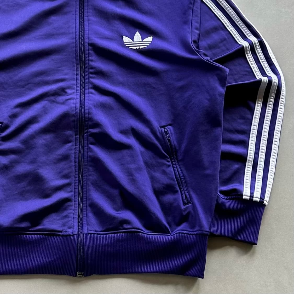 [XL]아디다스 구형 파이어버드 퍼플 트랙탑 져지 상품이미지4