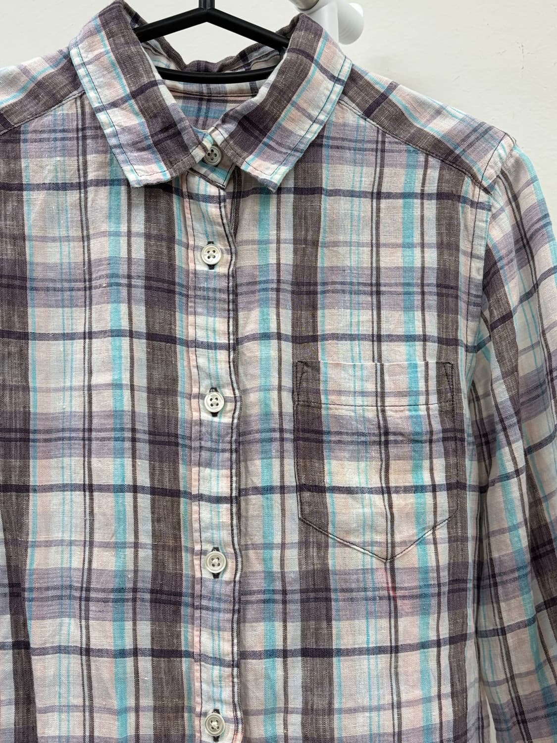 빈티지 체크 셔츠 상품이미지6