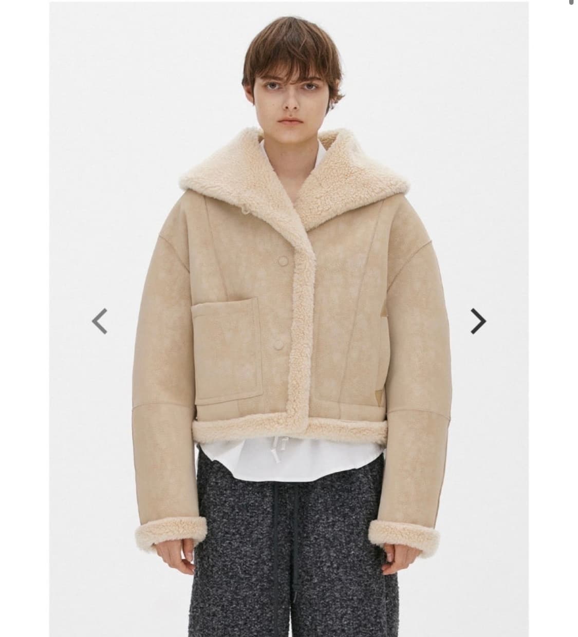 더오픈프로덕트 리버시블 무스탕 상품이미지3