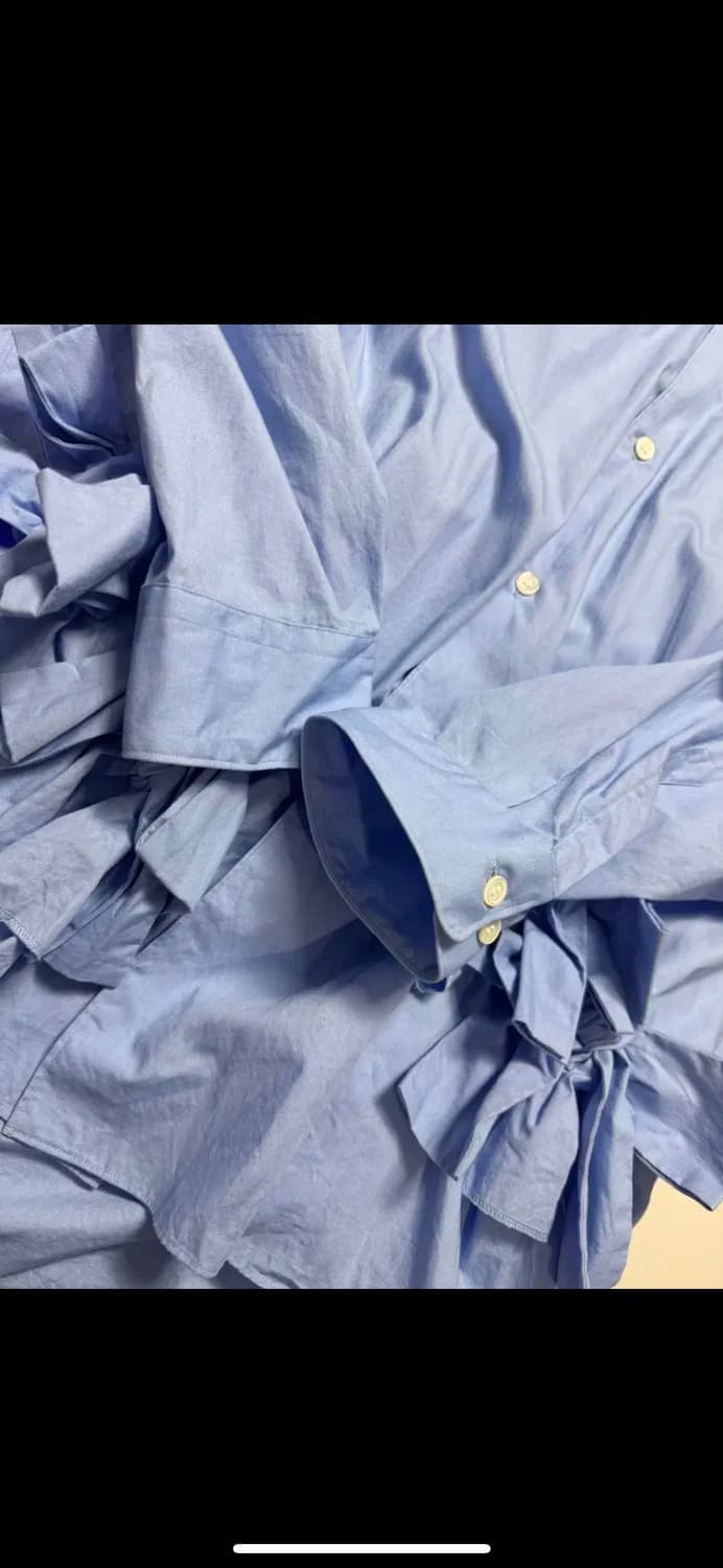 Comme des Garcons 꼼데가르송 오버핏리본 롱 블라우스 상품이미지3