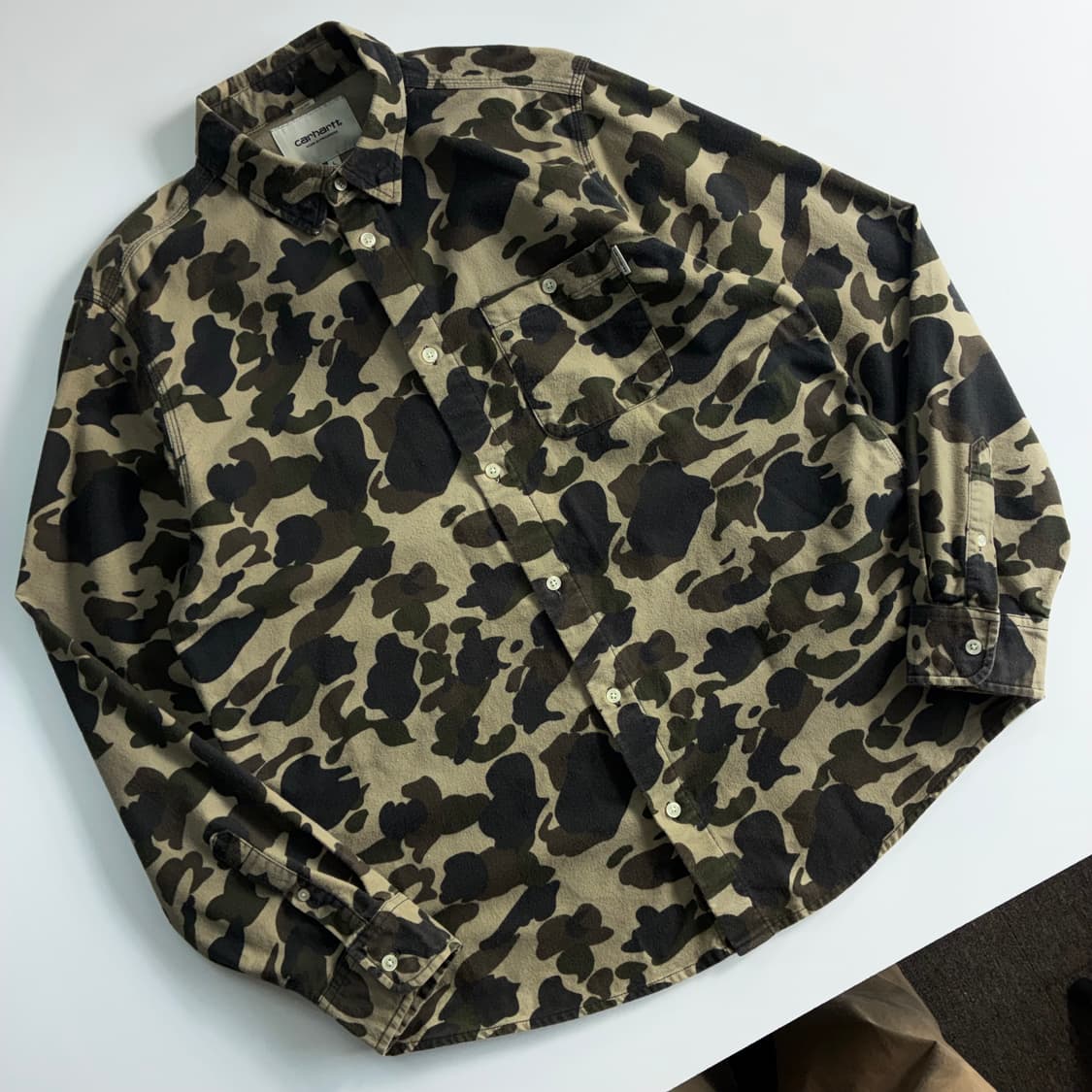 Carhartt  칼하트 WIP 카모플라주 립스탑 워크 셔츠  상품이미지2