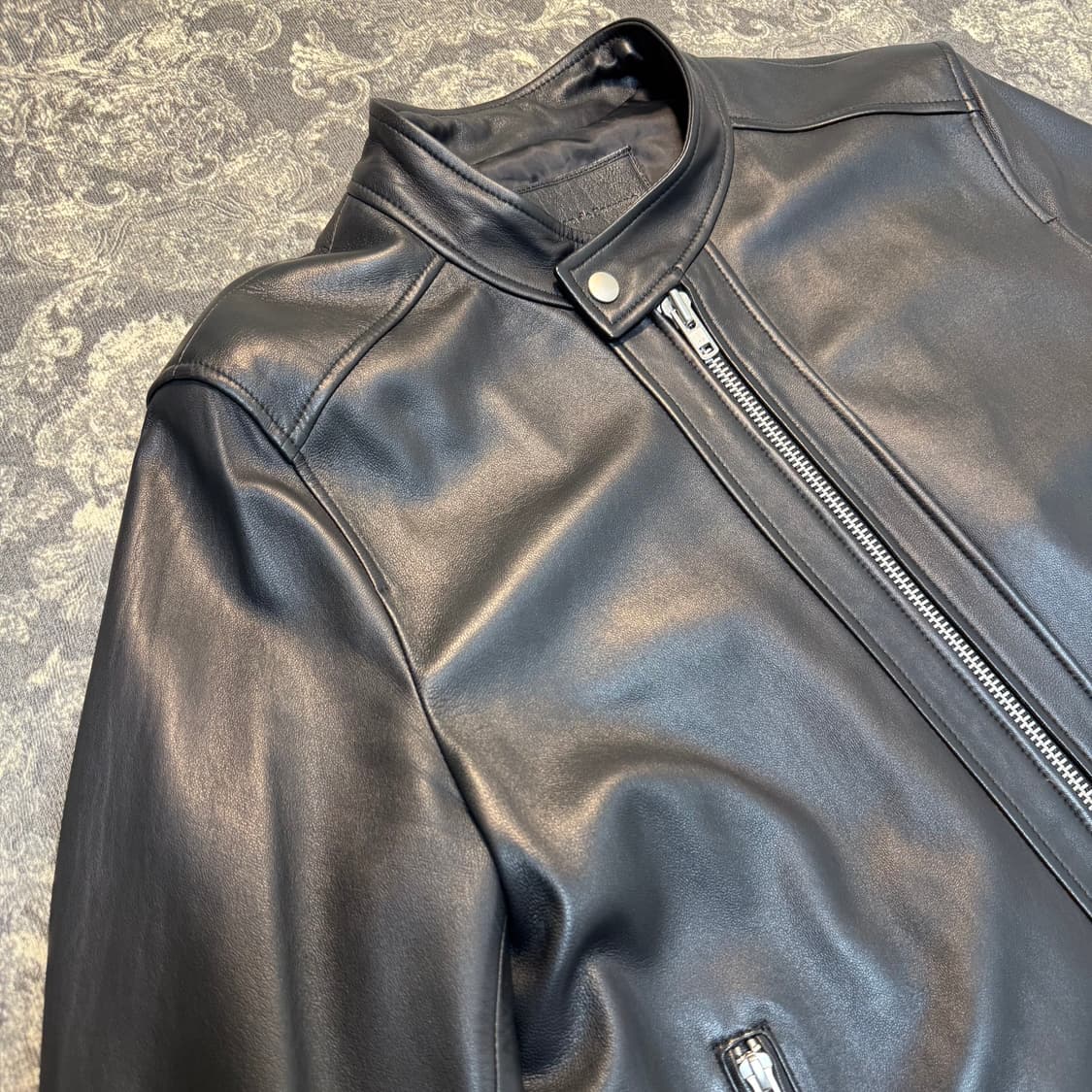 램스킨 차이나카라 레더 자켓 상품이미지3