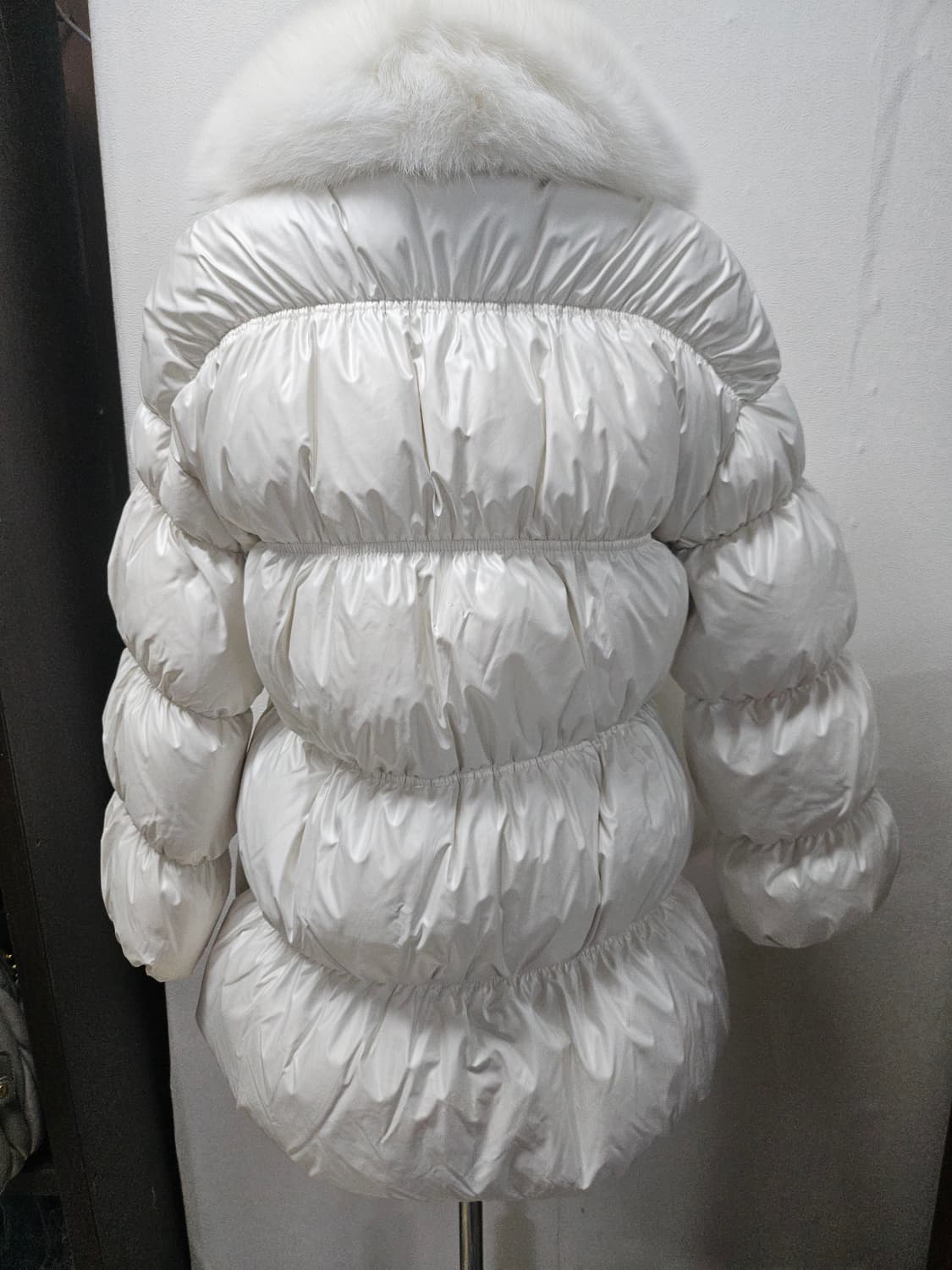 빅 퍼 글루시 구스 벨티드 다운 점퍼패딩 S ㅡL 상품이미지5