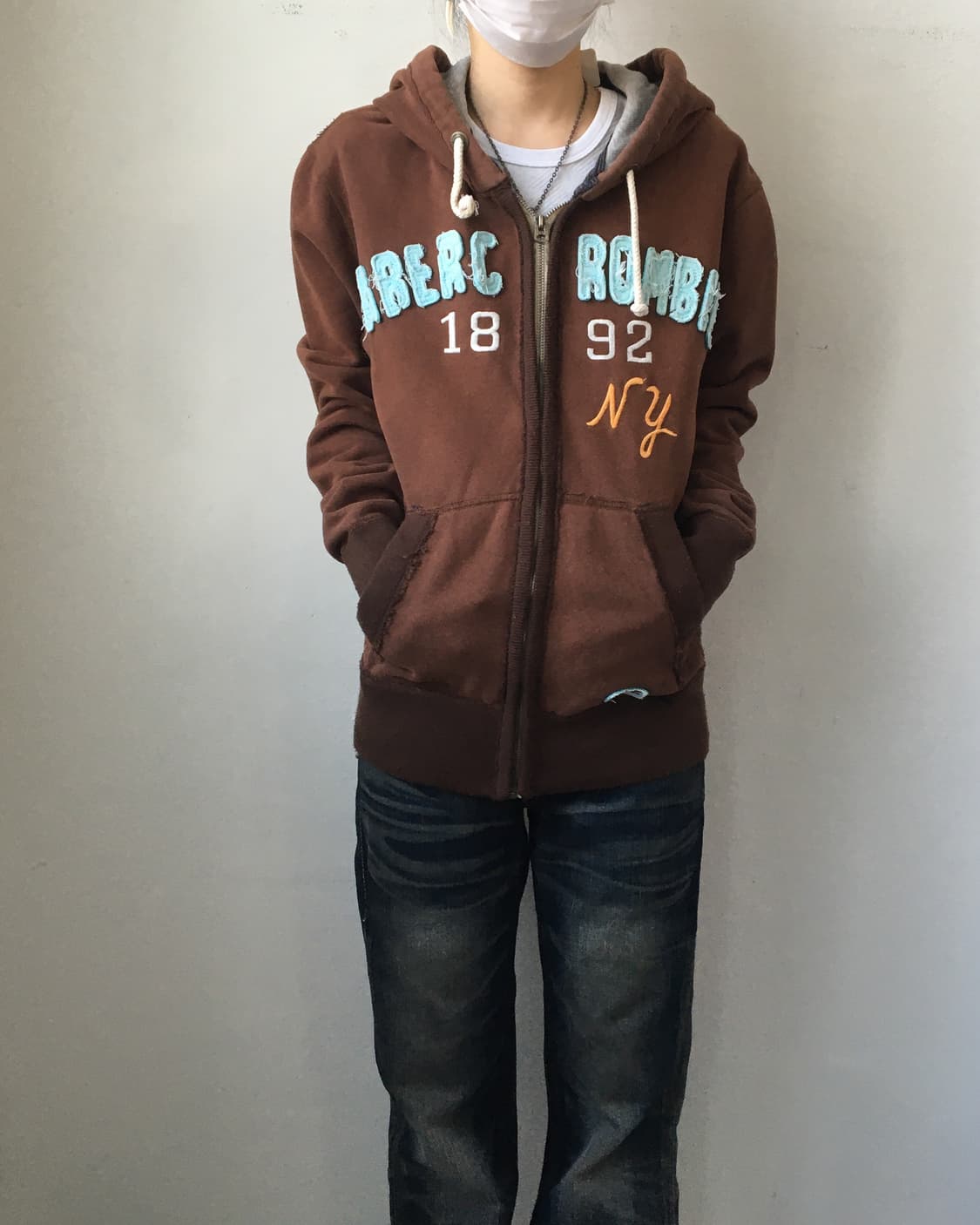 Abercrombie fitch hood zip up 상품이미지5