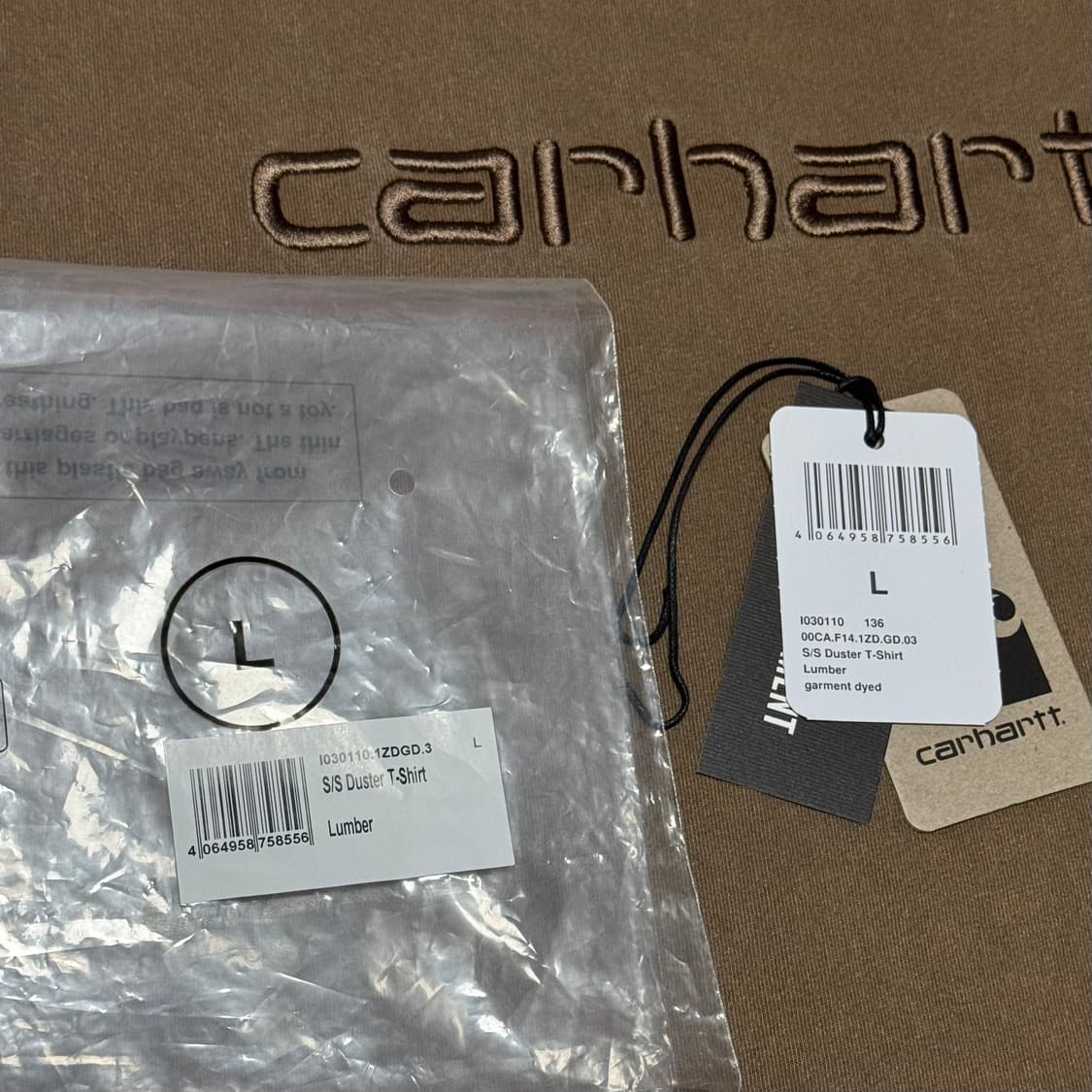 [L] 칼하트 윕 더스터 스크립트 반팔 럼버 상품이미지5