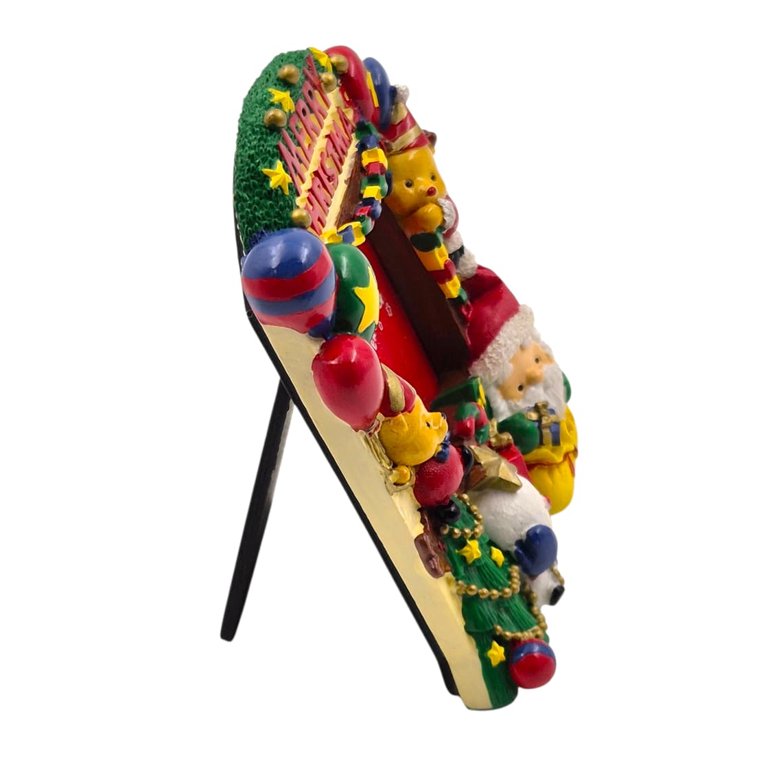 레트로 크리스마스 선물 테디베어 액자 상품이미지2