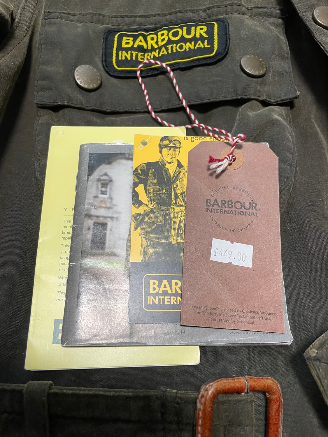 바버 인터네셔널 렉스턴 스티브 맥퀸 버전 팝니다 상품이미지2