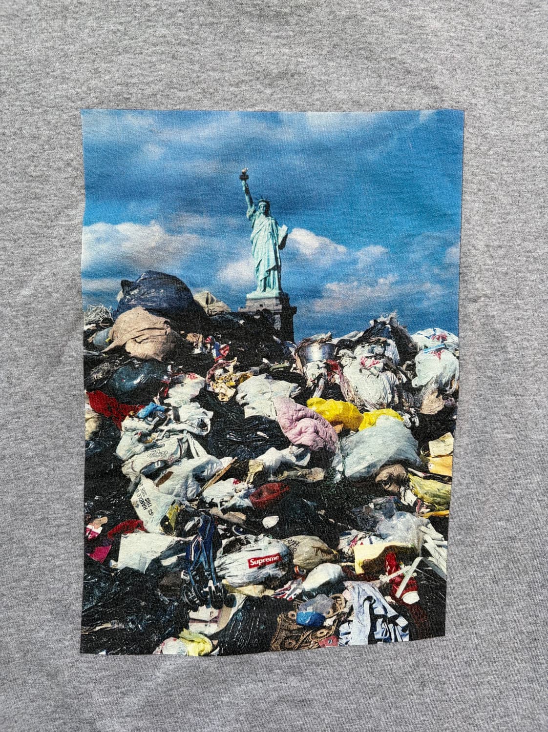 [XL] 슈프림 트래시 티셔츠 헤더 그레이 상품이미지2