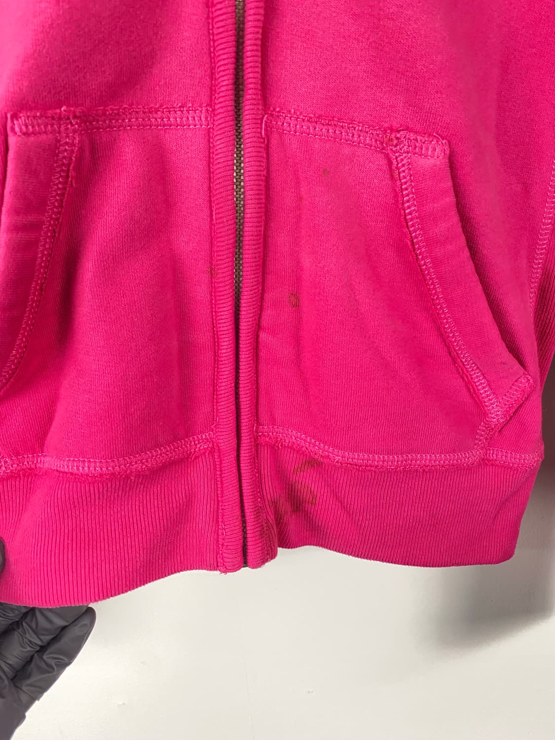 아베크롬비 후드집업 핑크 S <525> 상품이미지3