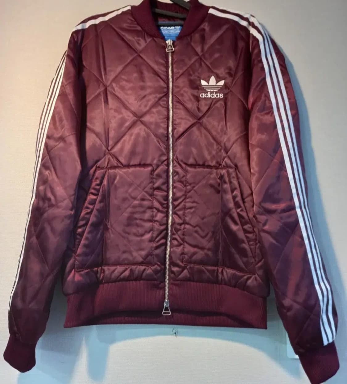 아디다스 대장급 퀄팅 버건디 마룬 트랙탑 저지 져지집업 110/XXL 상품이미지1