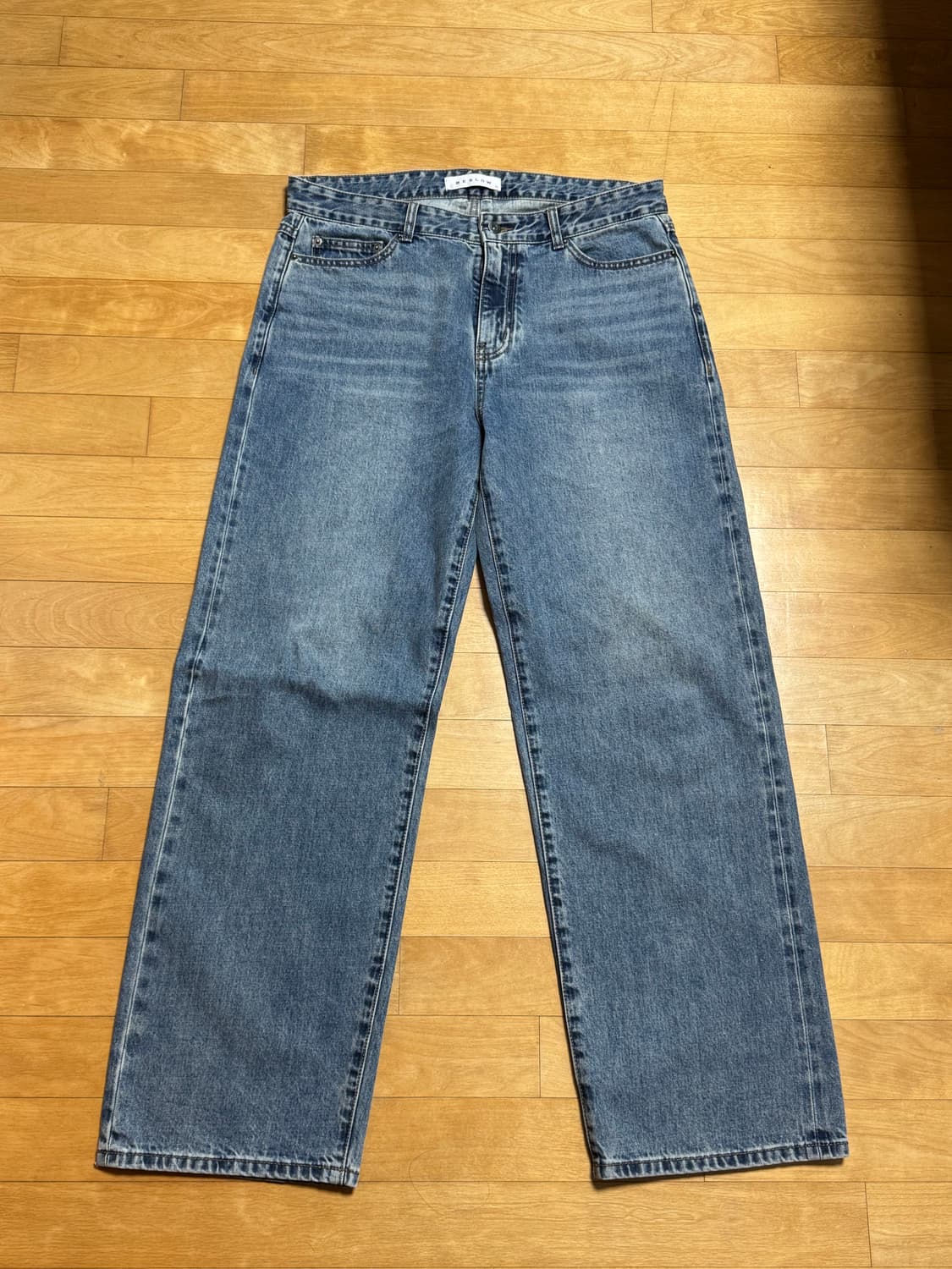 비슬로우 패션약국 와이드핏 데님 34사이즈 상품이미지1