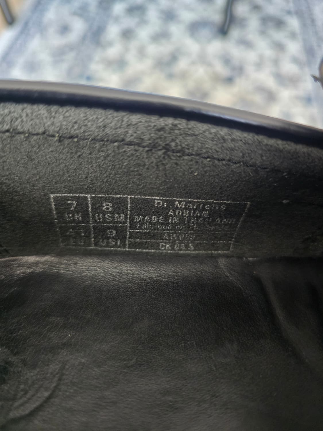 닥터마틴 아드리안 블랙 uk7 260 상품이미지9