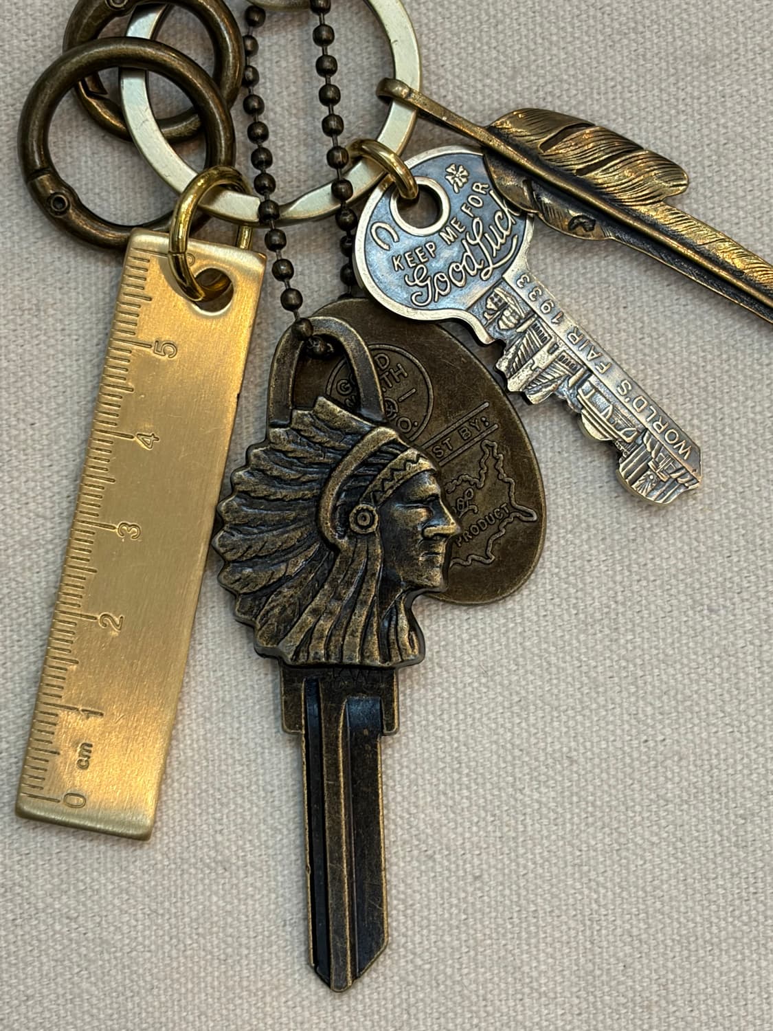🗝 빈티지 트래블 키 키링 상품이미지3