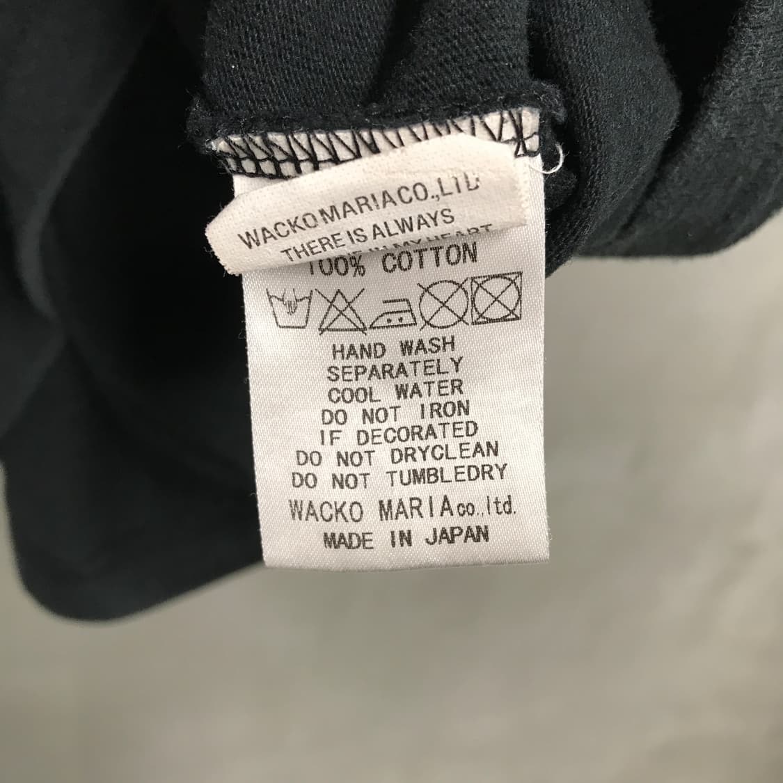와코마리아 블랙 반팔 티셔츠 L 상품이미지6