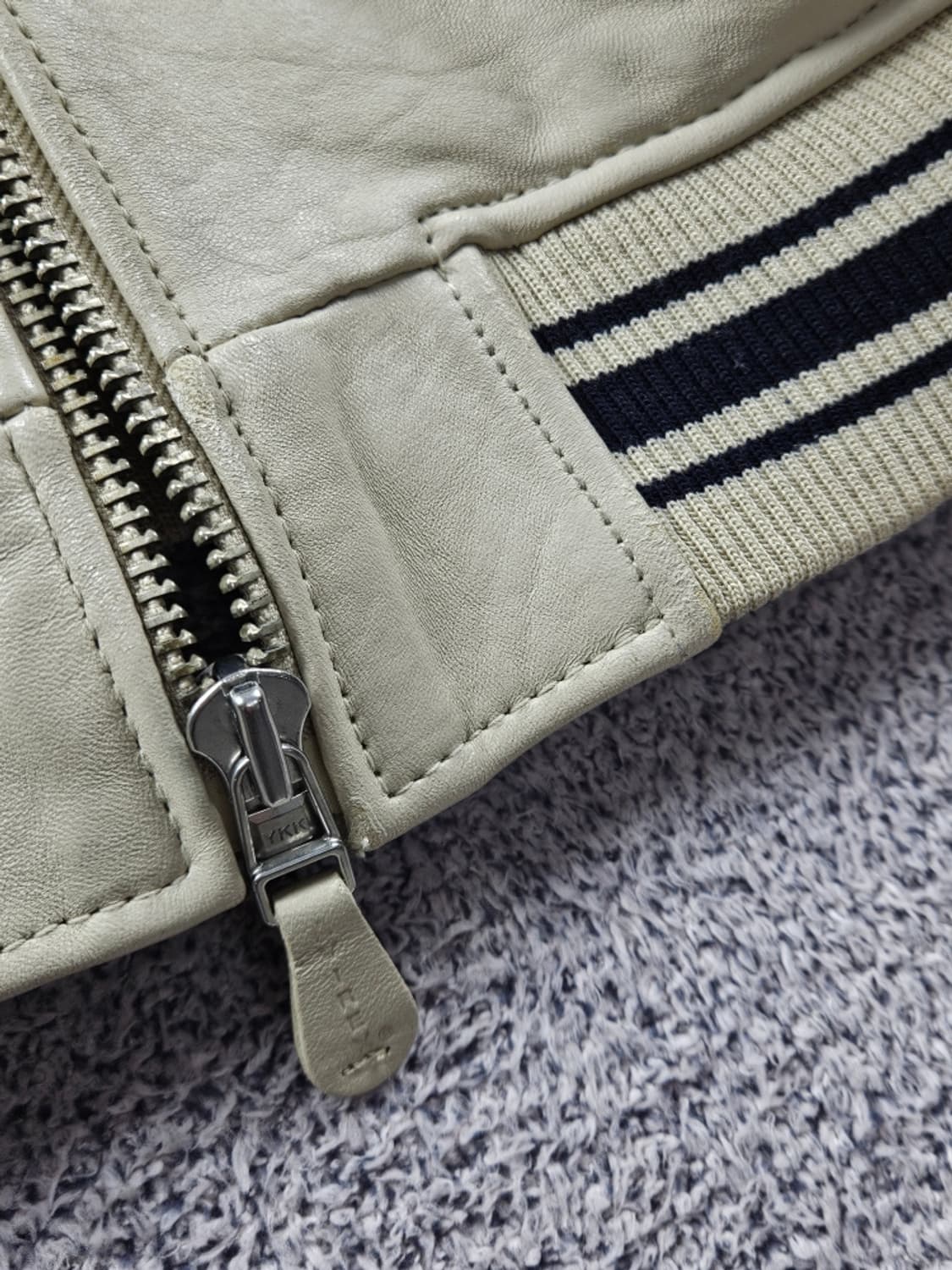 아비렉스 아이콘 가죽 블루종 바시티 자켓 ( M ) / 11109 상품이미지6