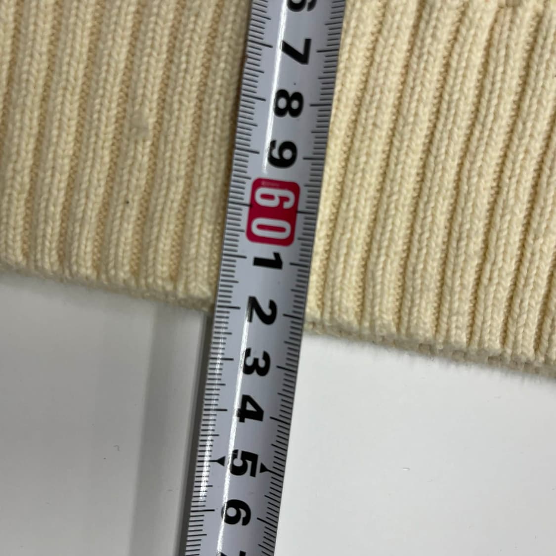 폴로 랄프로렌 신형 큐알택 아이보리 케이블 크루넥 니트 스웨터(M) 상품이미지8