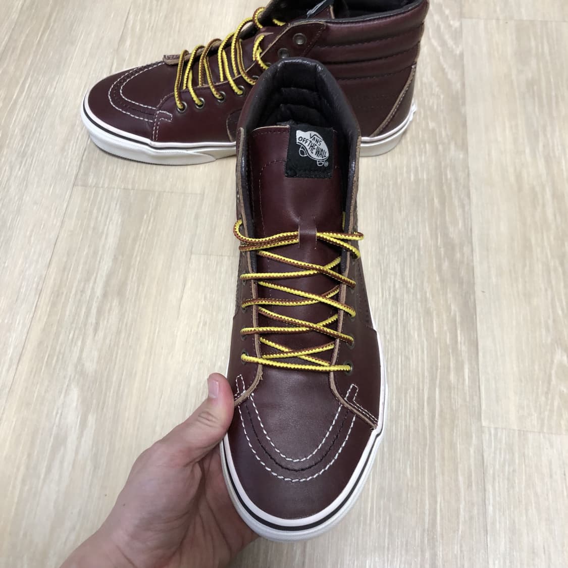 (265) 반스 VANS SK8-HI 그라운드 브레이커스 버건디 레더 상품이미지4