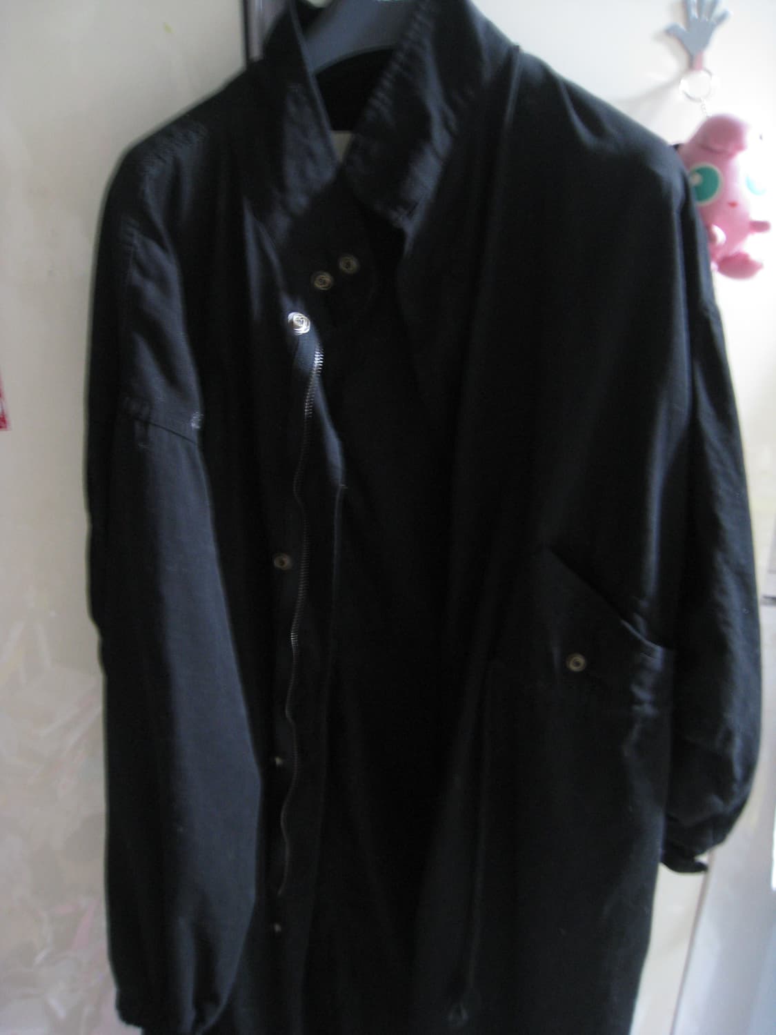 애프터먼데이 롱 사차리 점퍼 (블랙) 상품이미지3