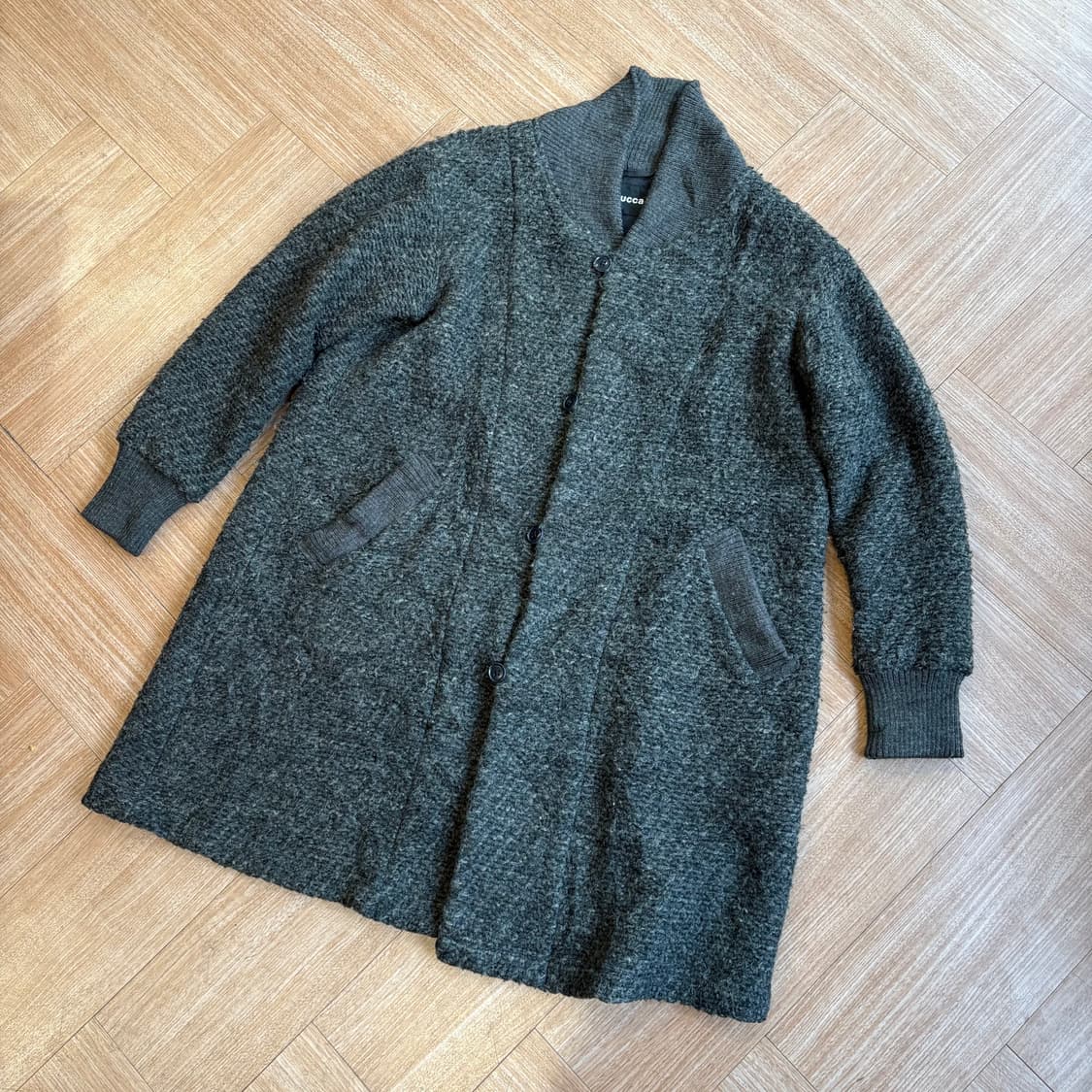 Zucc 주카 헤아리 울 롱 코트 상품이미지1