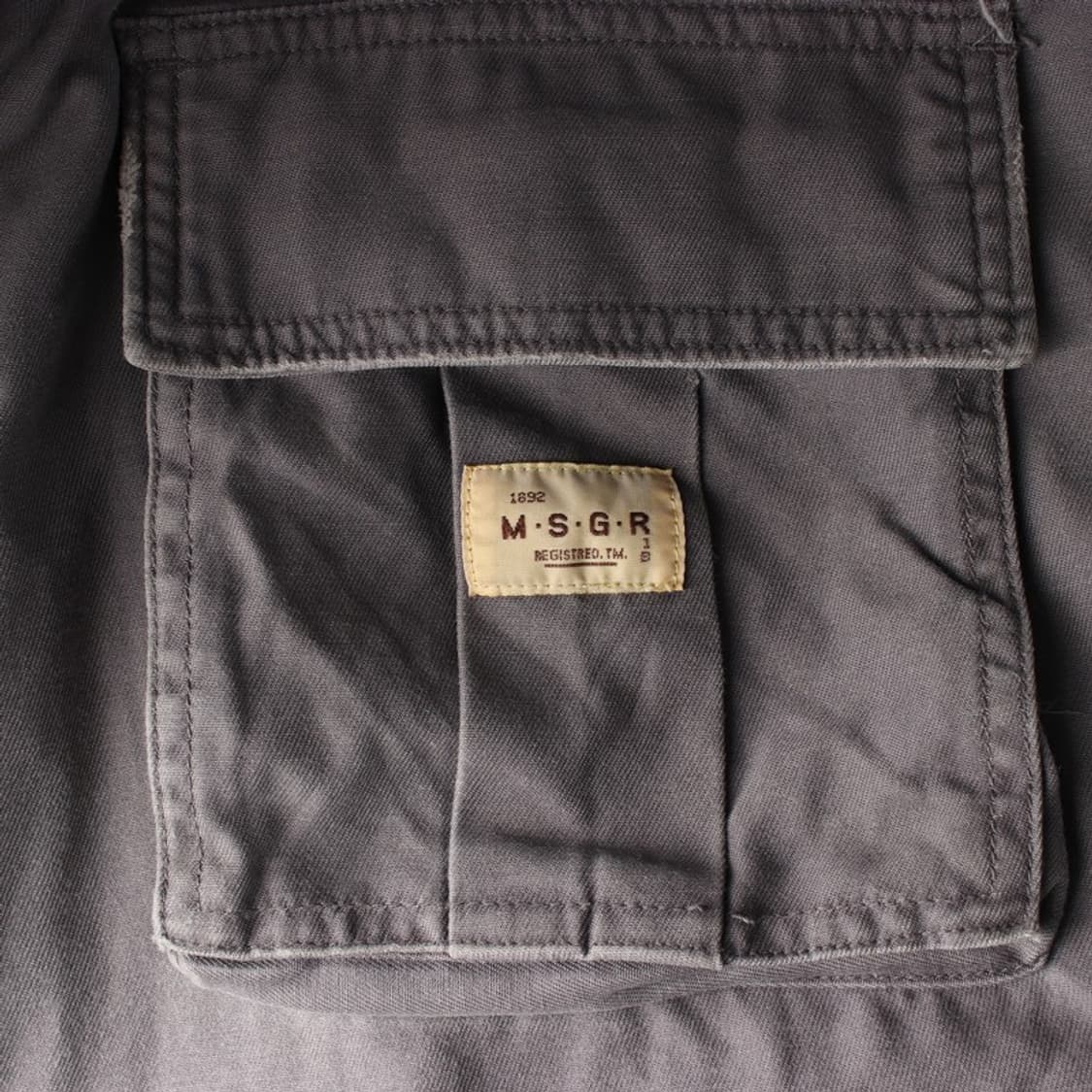 MSGR 챠콜 그레이 빈티지 카고 반바지 L 상품이미지5
