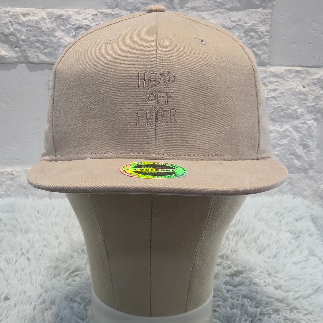 p1-2:큐브코드 스냅백 베이지 (56-59cm) 상품이미지2