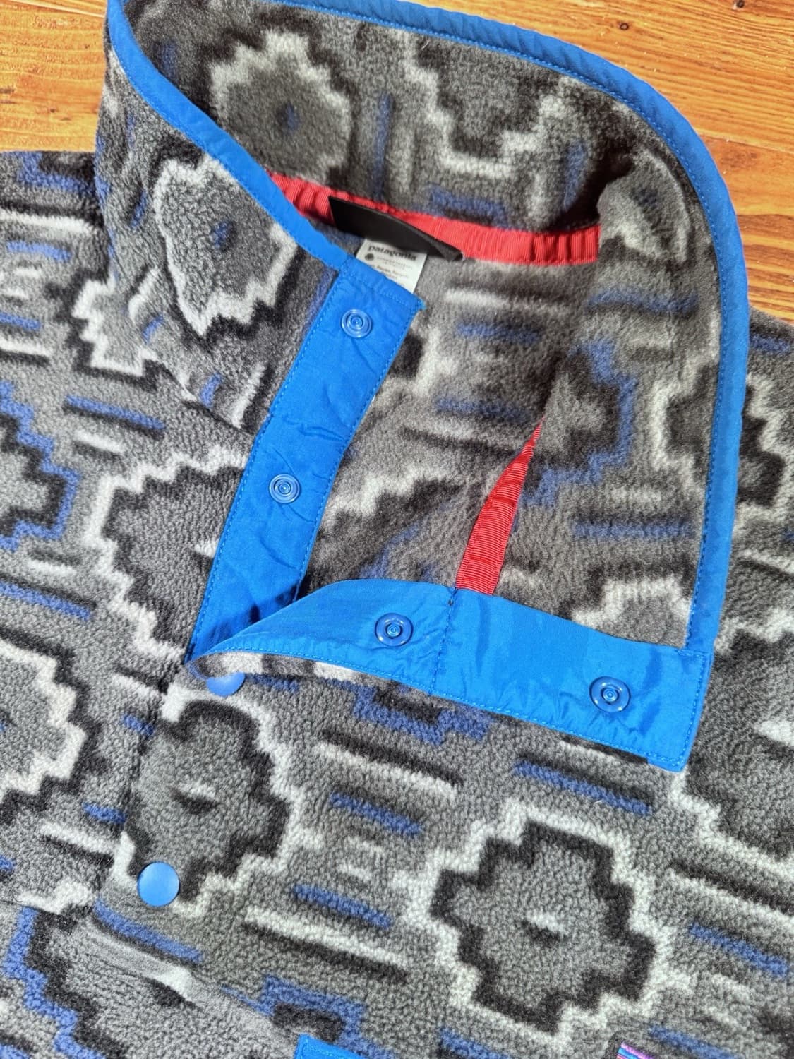 파타고니아 신칠라 스냅T 지오메트릭 패턴 플리스 상품이미지4