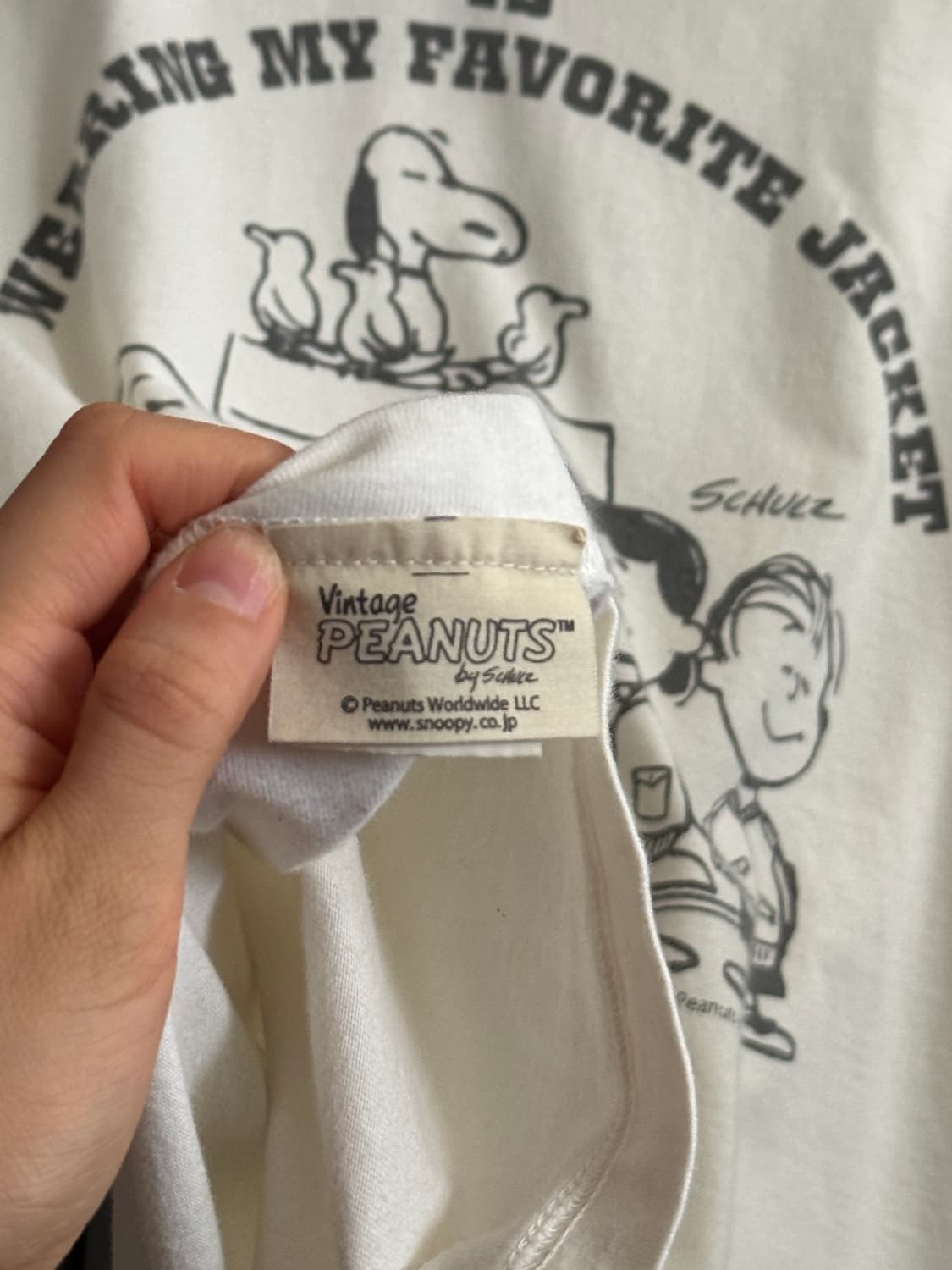 [M]버즈릭슨 Made In USA 스누피 프린팅 링거 티셔츠 상품이미지5