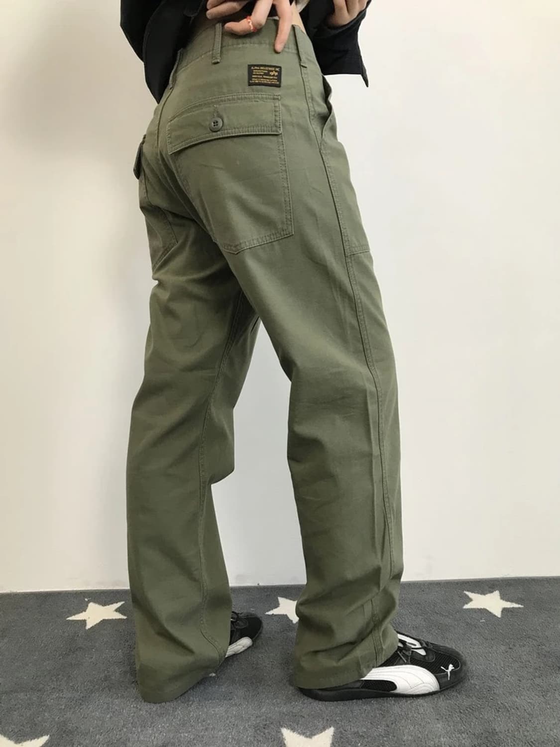 Alpha Industries Olive Utility Pants 상품이미지1