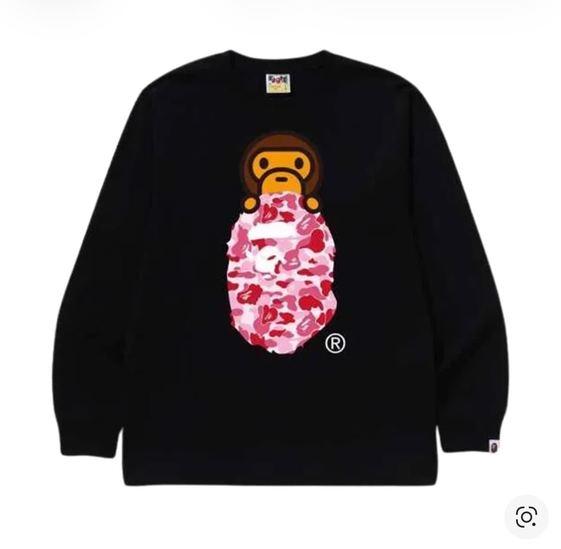 베이프 ABC 카모 마일로 롱슬리브 티셔츠 상품이미지1