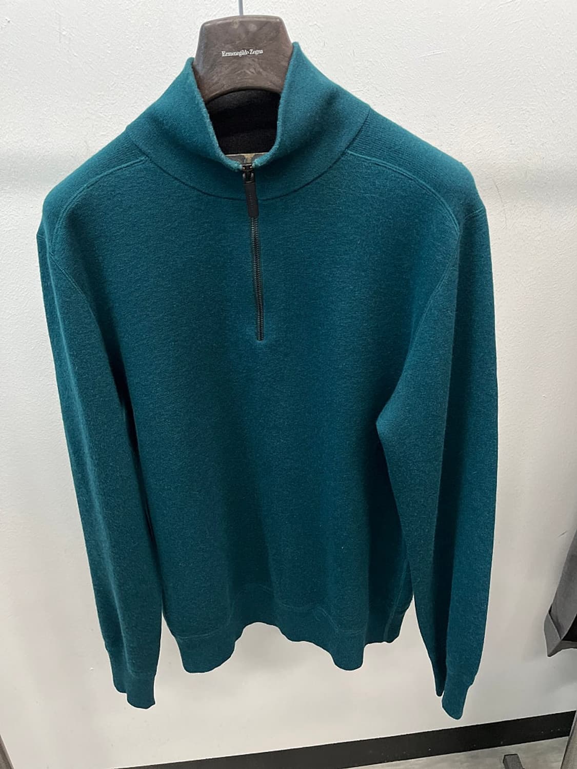 105) 버버리 런던 캐시미어 반집업니트  상품이미지1