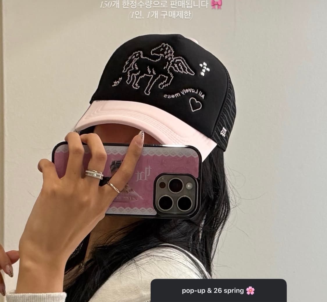 쓰리타임즈 팝업볼캡 판매해요 상품이미지1