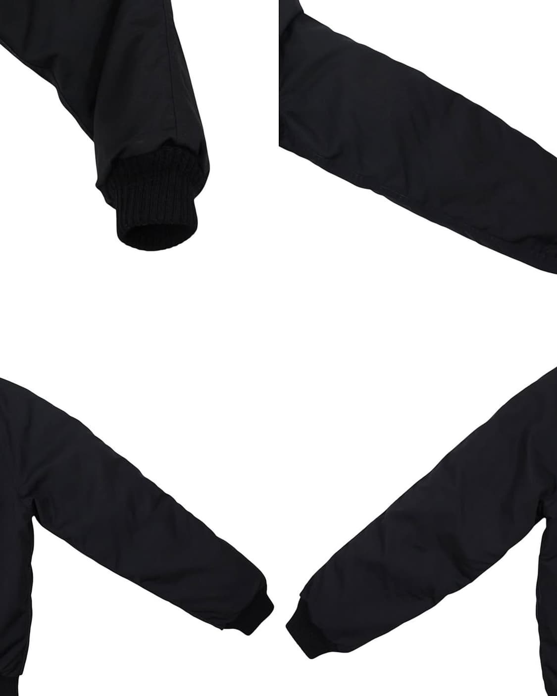 1980s USA 에디바우어 타입 A-1 구스다운 자켓 블랙 빈티지 미제 상품이미지8