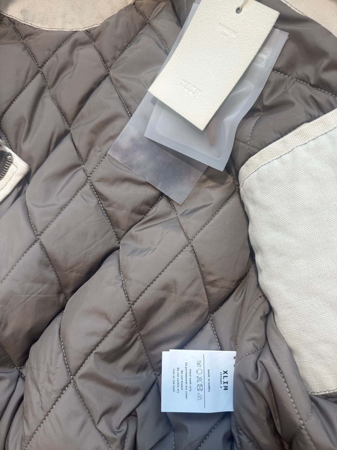 [S] 엑슬림 xlim ep8 04 자켓 아이보리 상품이미지2