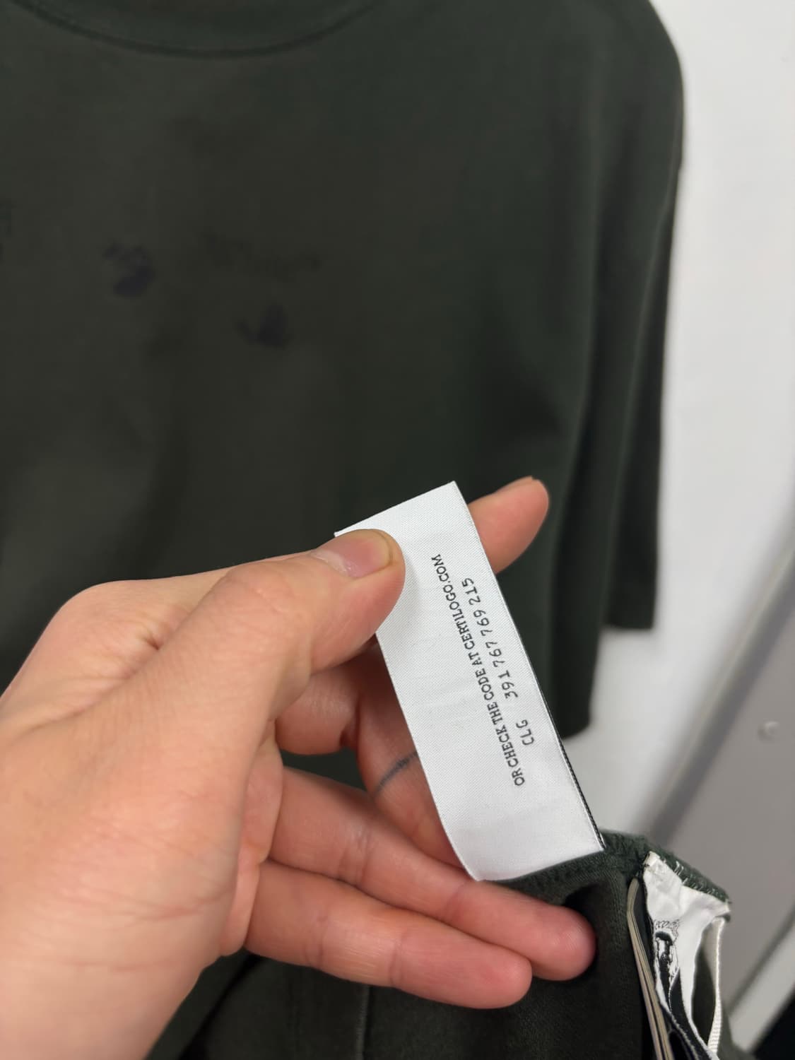 오프화이트 볼트 애로우 티셔츠 큐알정품 상품이미지9