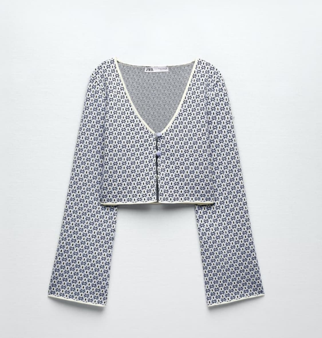 S) ZARA 자라 볼레로 크롭 가디건 상품이미지2