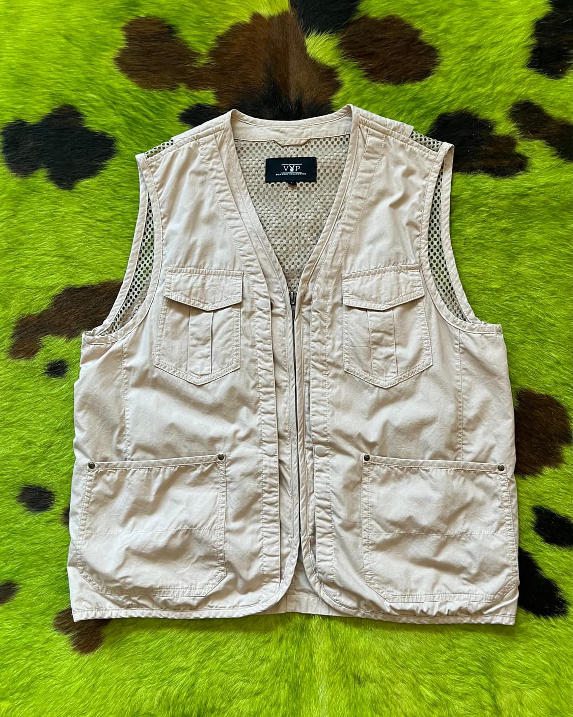 1990s Playboy Technical Nylon Mesh Vest 상품이미지4