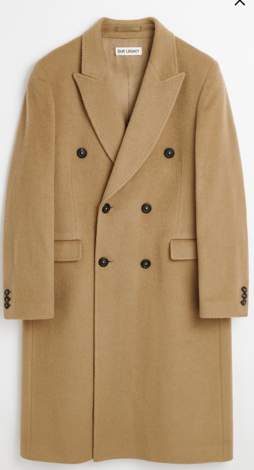 아워레가시 웨일 코트 카멜 상품이미지5