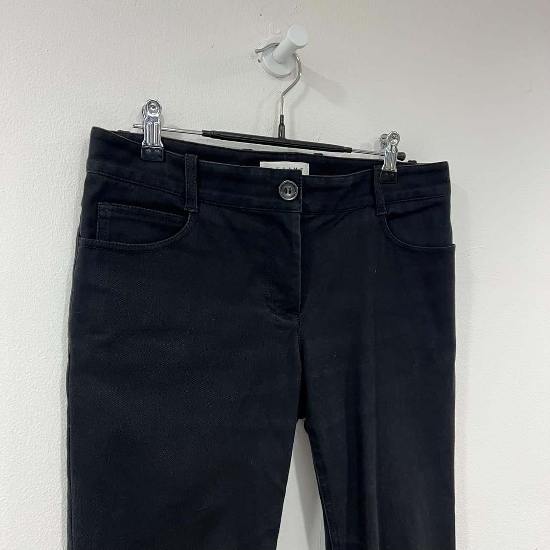 CELINE 셀린느 블랙 팬츠 7부 상품이미지2