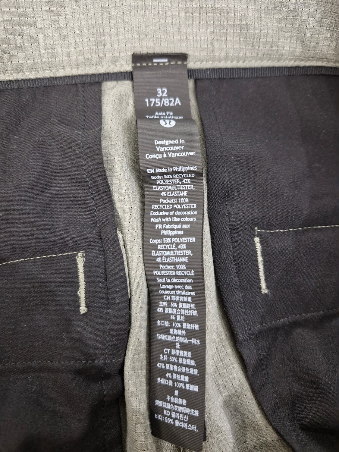 Lululemon 룰루레몬 커미션 팬츠 슬림 아시아핏 상품이미지8