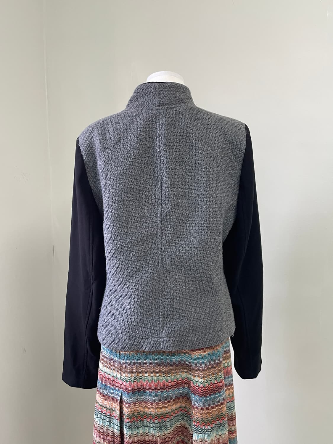 바나나리퍼블릭 비대칭 하이넥 집업  블루종 J03998 상품이미지2