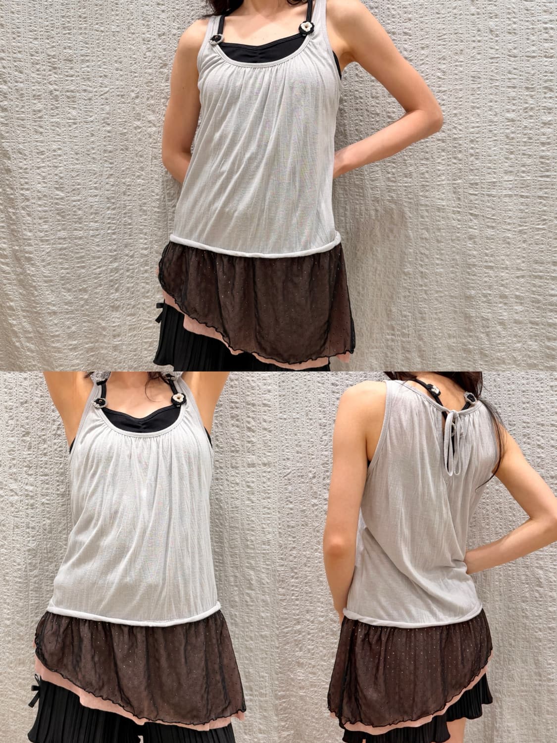 sheer frill sleeveless 상품이미지10