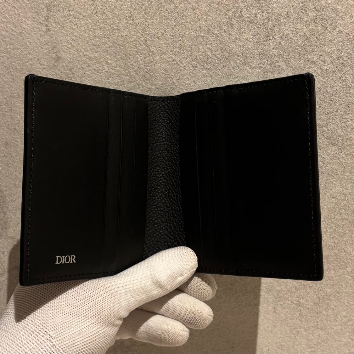 S OS사이즈 디올 그래비티 바이폴드 반지갑 블랙 상품이미지6