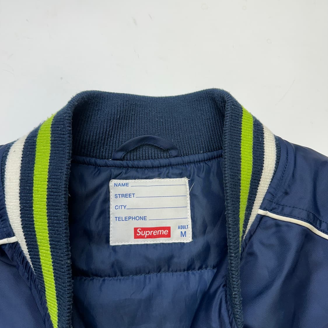 SUPREME 20AW Contrast 슈프림 바시티 자켓 상품이미지3