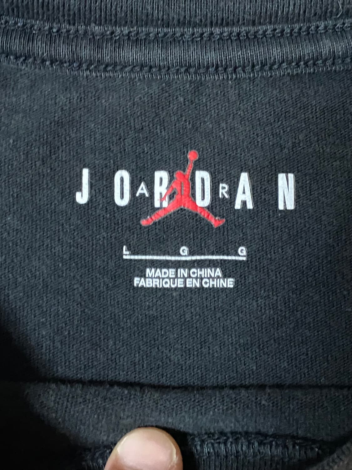 Jordan 조던 플라이트 에센셜 오버사이즈 티셔츠 블랙 L 상품이미지4