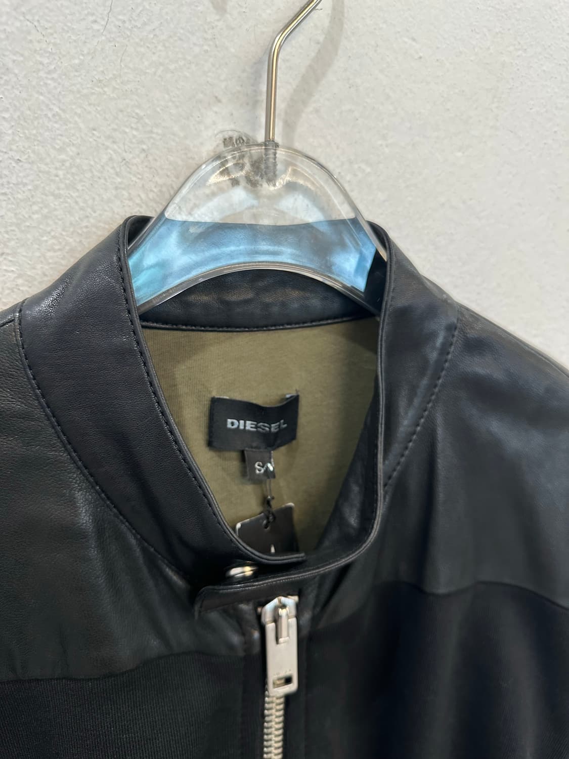 Diesel hybrid leather jacket 상품이미지5