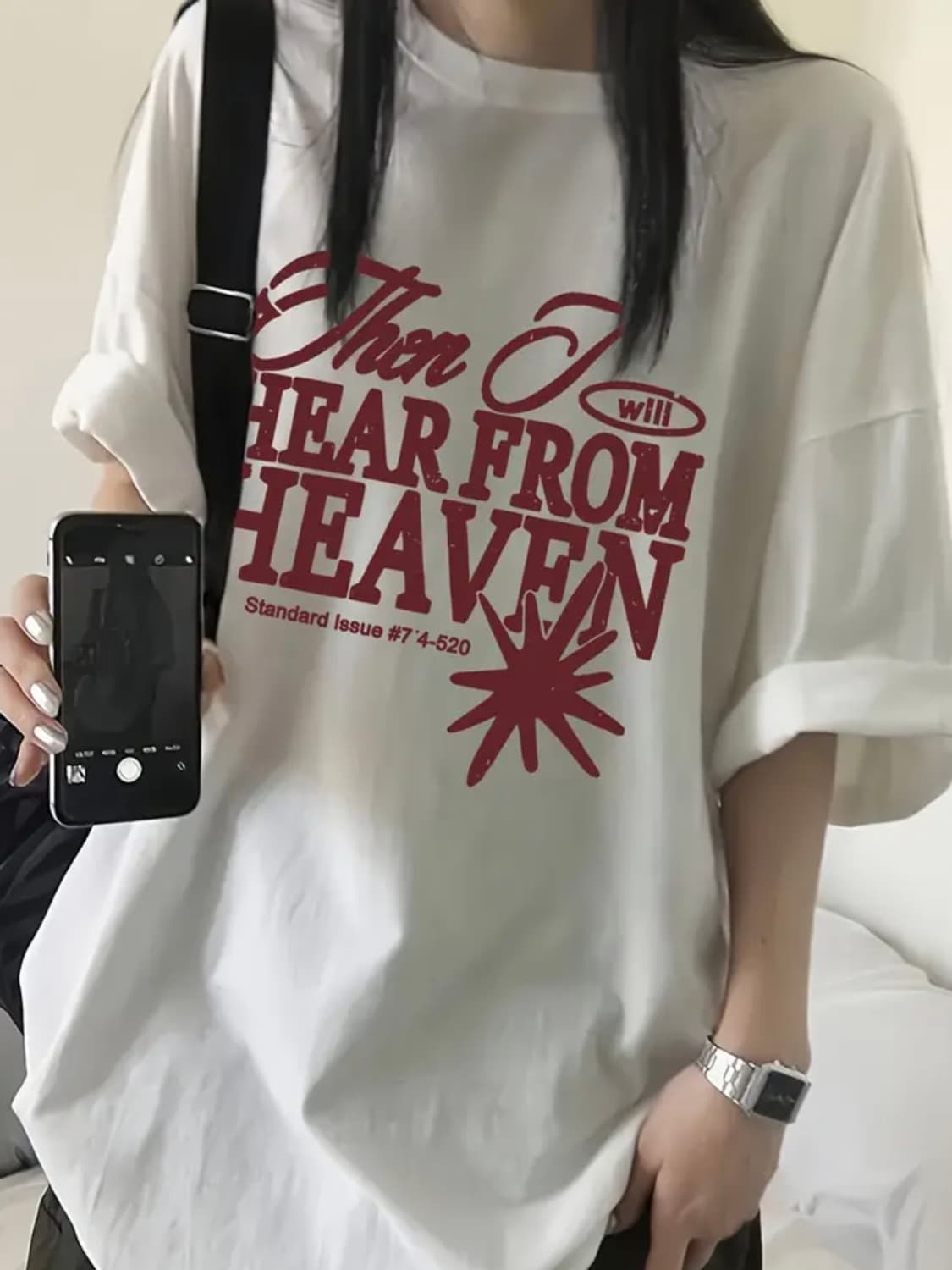 보세 레터링 반팔티셔츠 상품이미지1