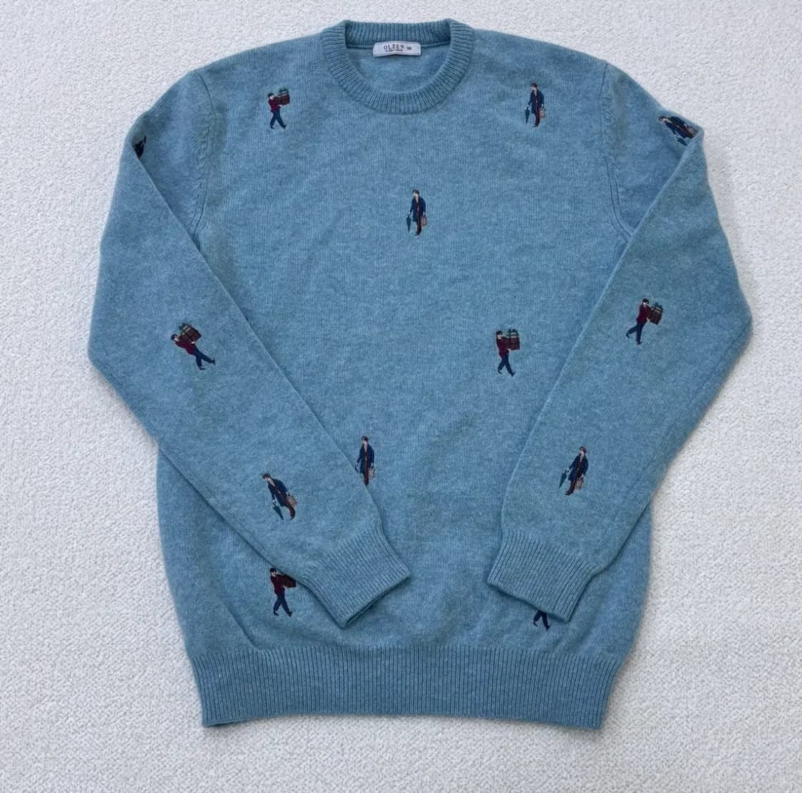 100 올젠 울 니트 티셔츠  상품이미지1