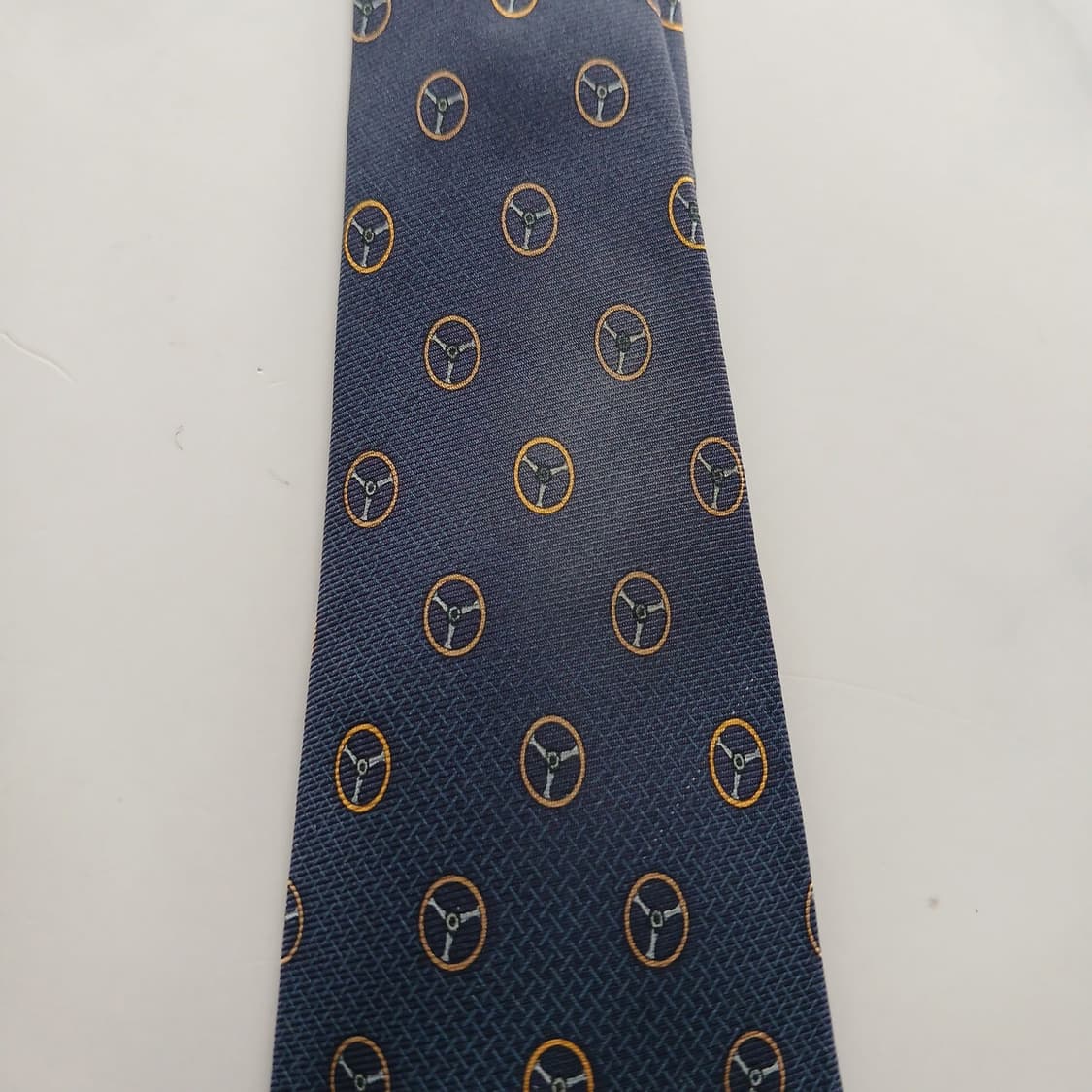 던힐 실크 네이비 오토모티브 패턴 넥타이 9.5cm B등급 A18342
 상품이미지9