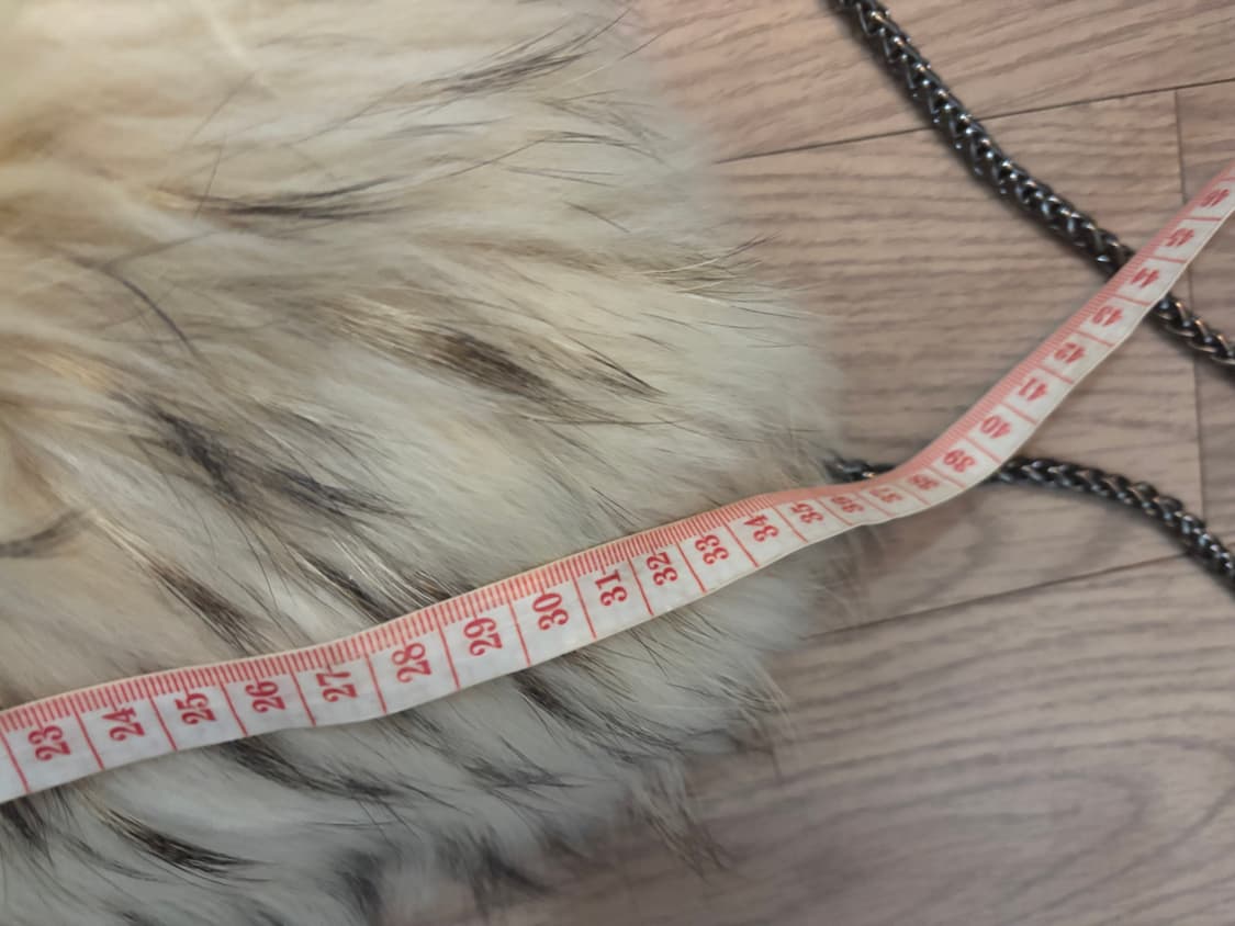 풍성라쿤퍼 리폼 체인 크로스백 소품백 미니백 갸루 상품이미지4