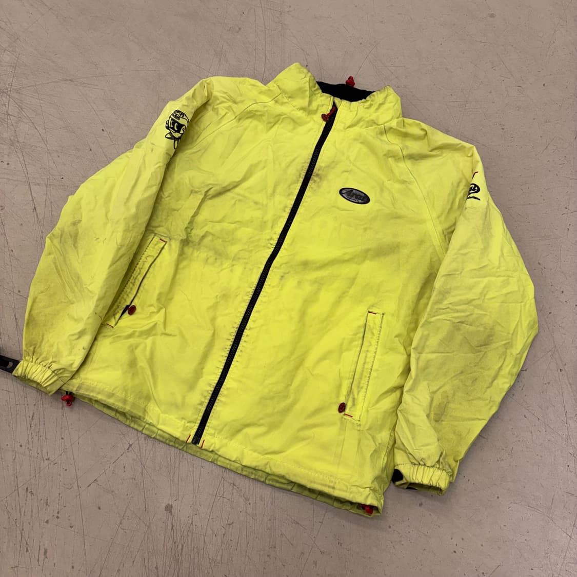 아라이 빅로고 네온 라이더자켓 상품이미지1